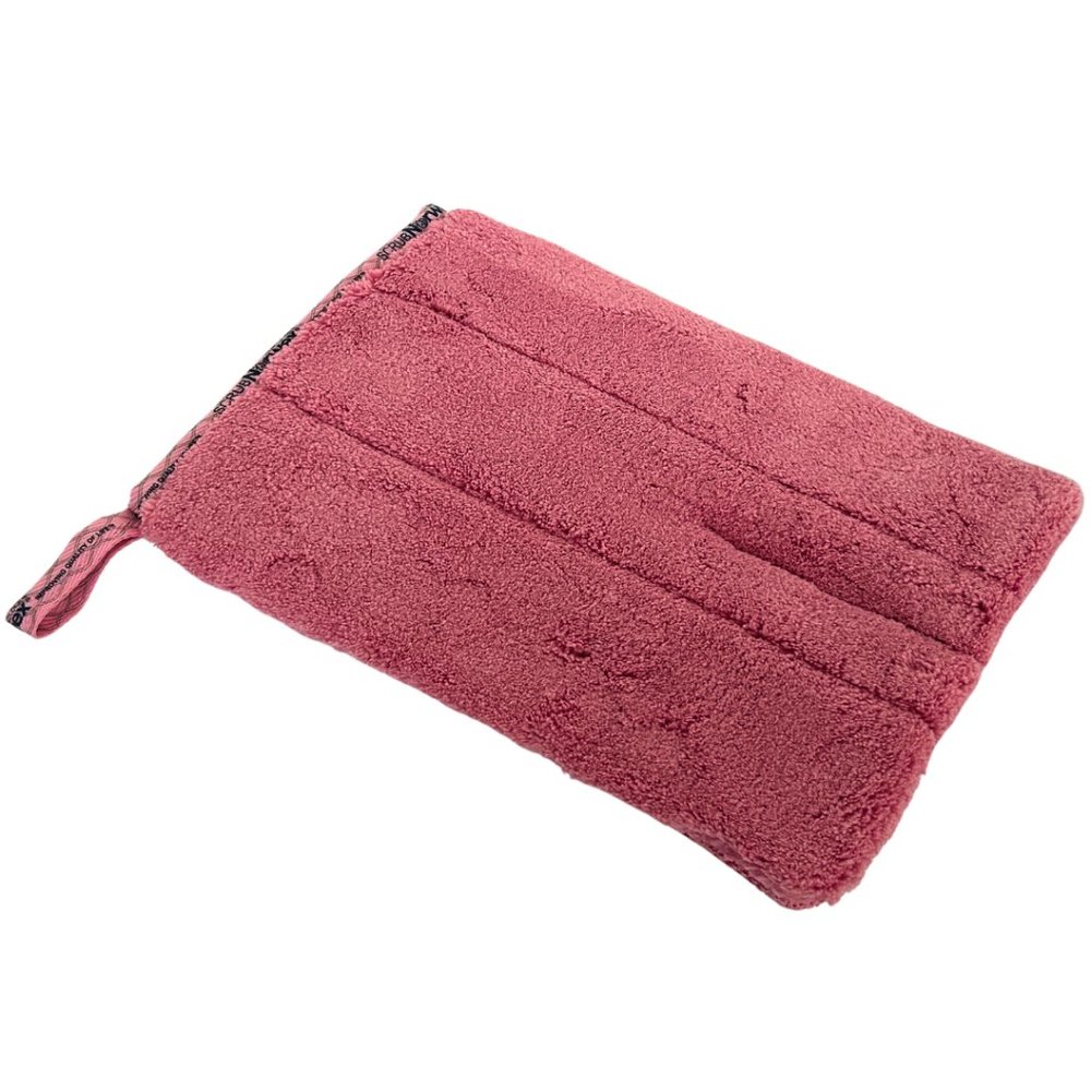 Norwex-Bathroom Scrub Mitt-Pink 9.06" x 6.5"-2 Sided-With Baclock® - Picture 3 of 3